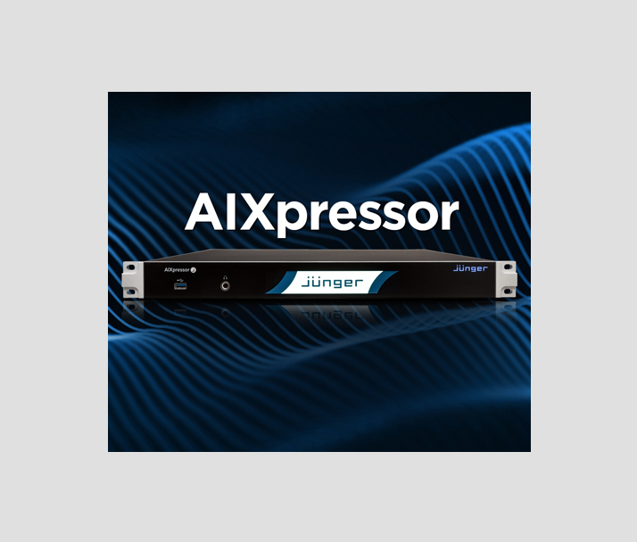 The latest professional audio processor & audio converter from Jünger Audio the AIXpressor